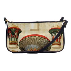 Egyptian Architecture Column Shoulder Clutch Bag by Proyonanggan