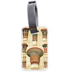 Egyptian Architecture Column Luggage Tag (two sides) Front