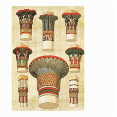 Egyptian Architecture Column Small Garden Flag (two Sides) by Proyonanggan