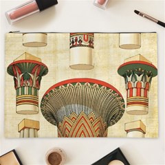 Egyptian Architecture Column Cosmetic Bag (xxl) by Proyonanggan