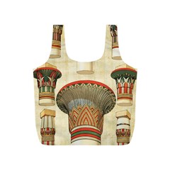 Egyptian Architecture Column Full Print Recycle Bag (s) by Proyonanggan