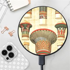 Egyptian Architecture Column Wireless Fast Charger(black) by Proyonanggan