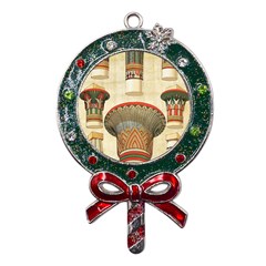 Egyptian Architecture Column Metal X mas Lollipop With Crystal Ornament by Proyonanggan