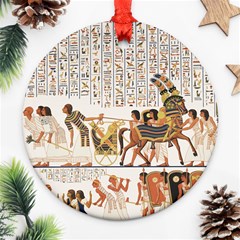 Ancient Egyptian Art Egypt Ornament (round) by Proyonanggan