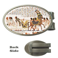 Ancient Egyptian Art Egypt Money Clips (oval)  by Proyonanggan