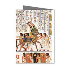 Ancient Egyptian Art Egypt Mini Greeting Cards (pkg Of 8) by Proyonanggan