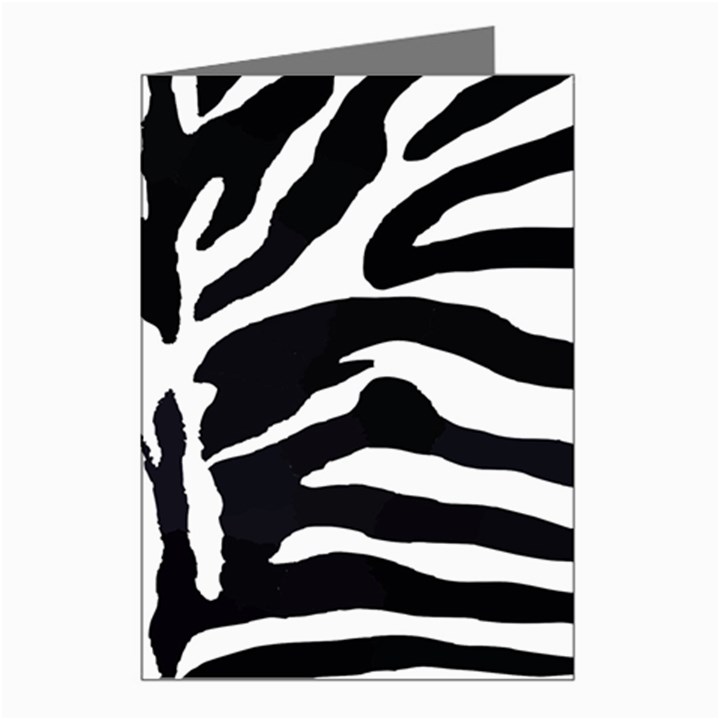 Zebra-black White Greeting Cards (Pkg of 8)