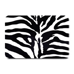 Zebra-black White Plate Mats by nateshop