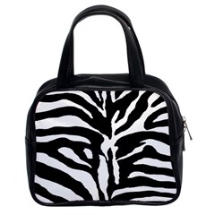 Zebra-black White Classic Handbag (two Sides) by nateshop