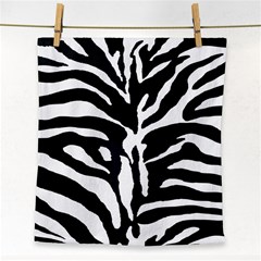 Zebra-black White Face Towel by nateshop