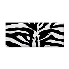 Zebra-black White Hand Towel by nateshop