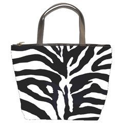 Zebra-black White Bucket Bag by nateshop