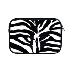 Zebra-black White Apple Ipad Mini Zipper Cases by nateshop