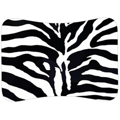 Zebra-black White Velour Seat Head Rest Cushion by nateshop