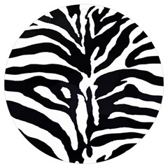 Zebra-black White Uv Print Acrylic Ornament Round by nateshop