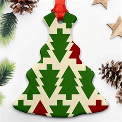 Background-2 Christmas Tree Ornament (two Sides) by nateshop