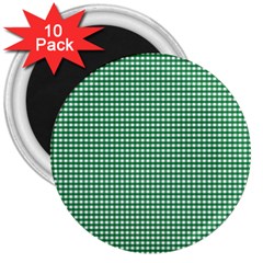 Green -1 3  Magnets (10 Pack)  by nateshop