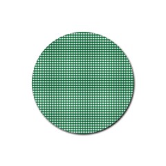 Green -1 Rubber Coaster (round) by nateshop