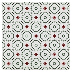 Retro Traditional Vintage Geometric Flooring Green Classic Uv Print Square Tile Coaster  by DimSum