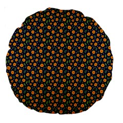 Flower Large 18  Premium Round Cushions by zappwaits