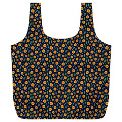 Flower Full Print Recycle Bag (xl) by zappwaits