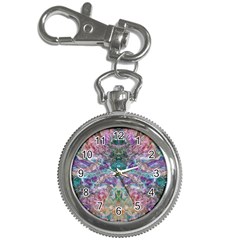 Spring Arabesque Key Chain Watches by kaleidomarblingart