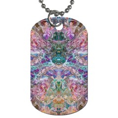 Spring Arabesque Dog Tag (one Side) by kaleidomarblingart