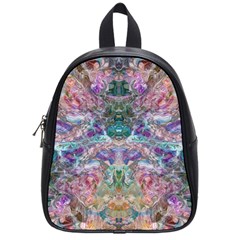 Spring Arabesque School Bag (small) by kaleidomarblingart