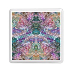 Spring Arabesque Memory Card Reader (square) by kaleidomarblingart