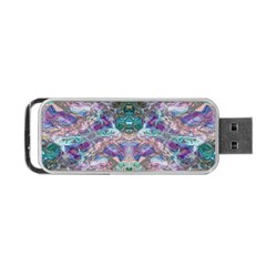 Spring Arabesque Portable Usb Flash (one Side) by kaleidomarblingart