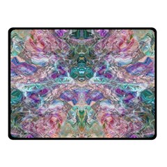 Spring Arabesque Two Sides Fleece Blanket (small) by kaleidomarblingart