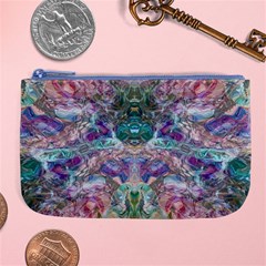 Spring Arabesque Large Coin Purse by kaleidomarblingart