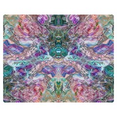 Spring Arabesque Premium Plush Fleece Blanket (medium) by kaleidomarblingart