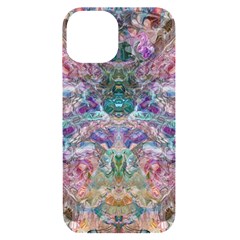 Spring Arabesque Iphone 14 Black Uv Print Case by kaleidomarblingart