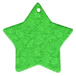 Green-2 Ornament (Star) Front