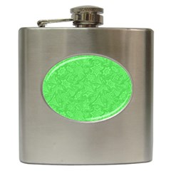 Green-2 Hip Flask (6 Oz) by nateshop