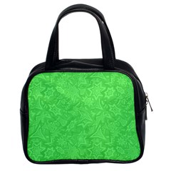 Green-2 Classic Handbag (two Sides) by nateshop