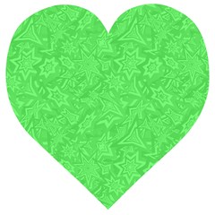 Green-2 Wooden Puzzle Heart by nateshop