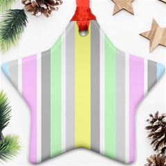 Stripes-2 Star Ornament (two Sides) by nateshop