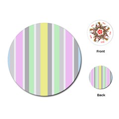 Stripes-2 Playing Cards Single Design (round) by nateshop