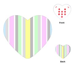 Stripes-2 Playing Cards Single Design (heart) by nateshop