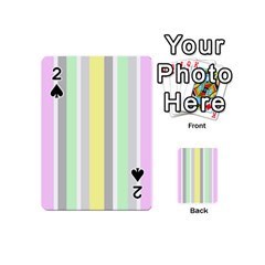 Stripes-2 Playing Cards 54 Designs (mini) by nateshop