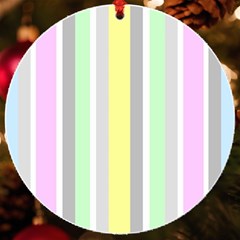 Stripes-2 Uv Print Acrylic Ornament Round by nateshop