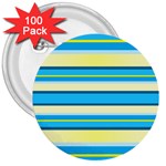 Stripes-3 3  Buttons (100 pack)  Front