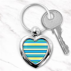 Stripes-3 Key Chain (heart) by nateshop