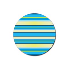 Stripes-3 Rubber Coaster (round) by nateshop