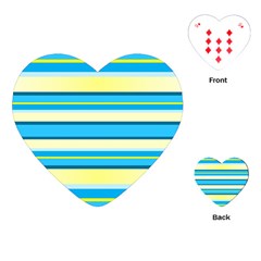 Stripes-3 Playing Cards Single Design (heart) by nateshop