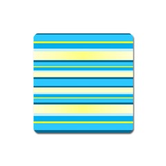 Stripes-3 Square Magnet by nateshop