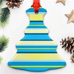 Stripes-3 Christmas Tree Ornament (Two Sides) Front