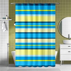 Stripes-3 Shower Curtain 48  X 72  (small)  by nateshop